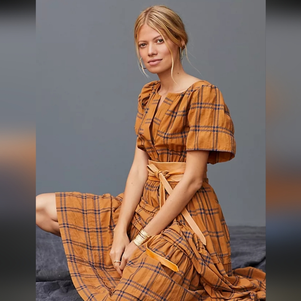 Anthropologie Maeve Somerset Maxi Dress